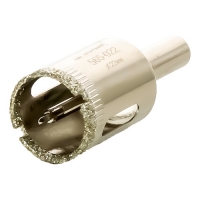 Коронка алмазная с центр. сверлом по керамограниту и керамике  22мм