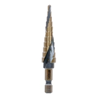 Сверло ступенчатое по металлу 3-13мм (11ступ) Hilberg HSS-Cobalt Impact Series