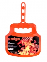 Веер для розжига мангала. Эластичный, прочный и красивый.