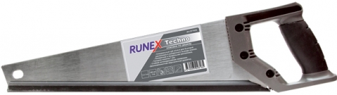 Ножовка по дереву 400мм прямой зуб 7 з/д: 9-0-9-0 закал. быстрый распил 2-комп. рук. 