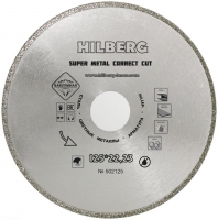Диск алмазный отрезной 125*22,23 Hilberg Super Metall Сorrect Cut