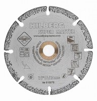 Диск алмазный отрезной 76*10 Hilberg Super Master 