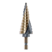 Сверло ступенчатое по металлу 4-24мм (11ступ) Hilberg HSS-Cobalt Impact Series