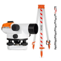 Комплект оптический нивелир RGK C-28 + RGK S6-N + AMO S4