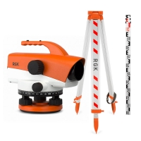 Комплект оптический нивелир RGK C-32 + RGK S6-N + AMO S4