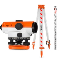 Комплект оптический нивелир RGK C-20 с поверкой + RGK S6-N + AMO S5