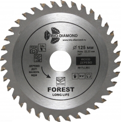Диск пильный по дереву 125x24T/22,23мм