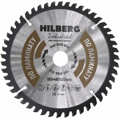 Диск пильный Hilberg Industrial Ламинат 160x48Т*20мм