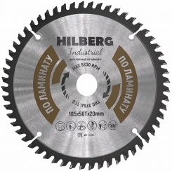 Диск пильный Hilberg Industrial Ламинат 165x56Т*20мм