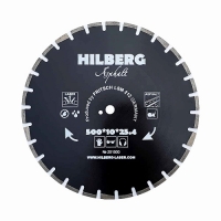 Диск алмазный отрезной Асфальт 500x11*25,4/12мм Hilberg Hard Materials Лазер