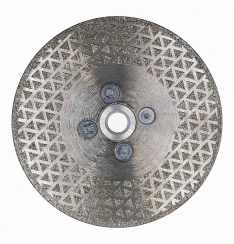 Диск алмазный сплошной Super Ceramic Flange 125x28/3*M14