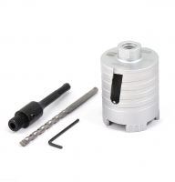 Коронка алмазная по бетону Hilberg Laser Five Teeth 72мм