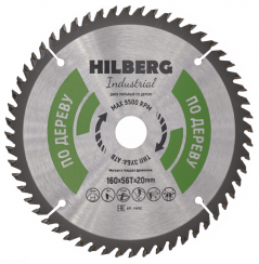 Диск пильный Hilberg Indastrial Дерево 160x56Т*20мм