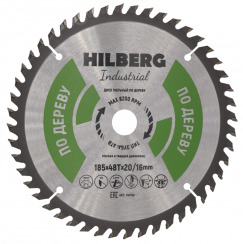 Диск пильный Hilberg Indastrial Дерево 185x48Т*20/16мм