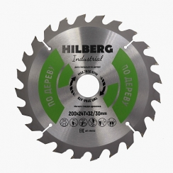 Диск пильный Hilberg Industrial Дерево 200x24Т*32/30мм