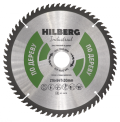 Диск пильный Hilberg Indastrial Дерево 216x64Т*30мм