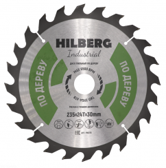 Диск пильный Hilberg Indastrial Дерево 235x24Т*30мм
