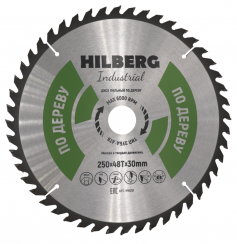 Диск пильный Hilberg Indastrial Дерево 250x48Т*30мм