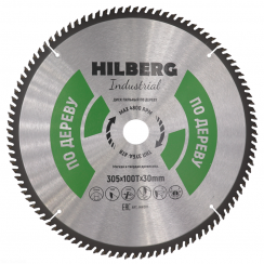 Диск пильный Hilberg Industrial Дерево 305x100Т*30мм