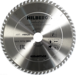 Диск пильный Hilberg Industrial Дерево 400x60Т*50мм