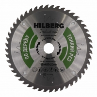 Диск пильный Hilberg Industrial Дерево Тонкий Рез 165x1,6x48Т*20мм
