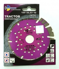 Диск алмазный отрезной TURBO SEGMENT Tractor 125x12*22.23мм