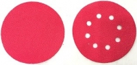 Липучка сменная самоклейка Ф125 мм 8 отверстий 