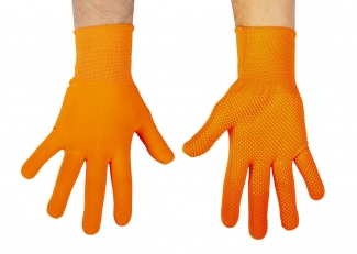 Перчатки защитные, покрытие ПВХ, размер L 