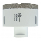 Коронка алмазная по керамограниту 68мм, М14, Vacuum Brazed