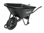 Тачка, пластиковое корыто CAT-60PL  120л (черная)